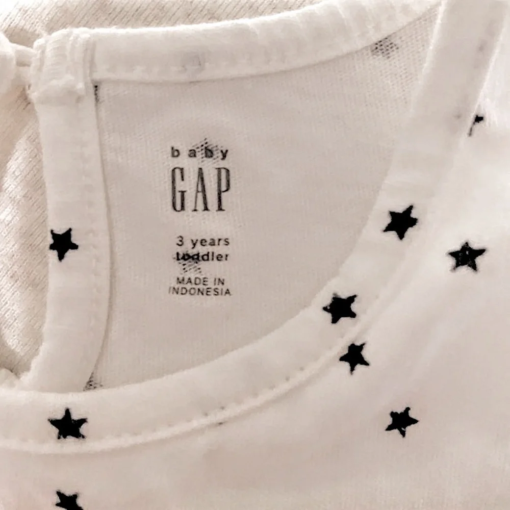 Gap Logo Toddler Girls 3t Short Sleeved Tee Shirt